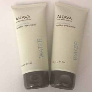 AHAVA Mineral Body Lotion & Hand Cream NEW